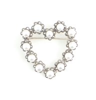 Spilla Imperial Donna in Argento Perla CPM - CPM